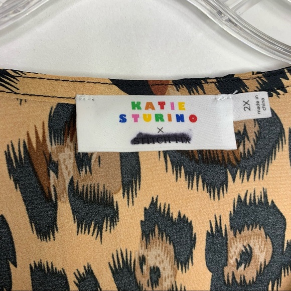 Katie Sturino Roan Textured Wrap Bodysuit, 2X - Picture 6 of 12